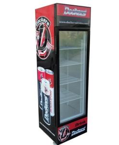 Wholesale 190L retro slim cooler Pepsi beverage cooler / upright display refrigerator showcase SC190B from china suppliers