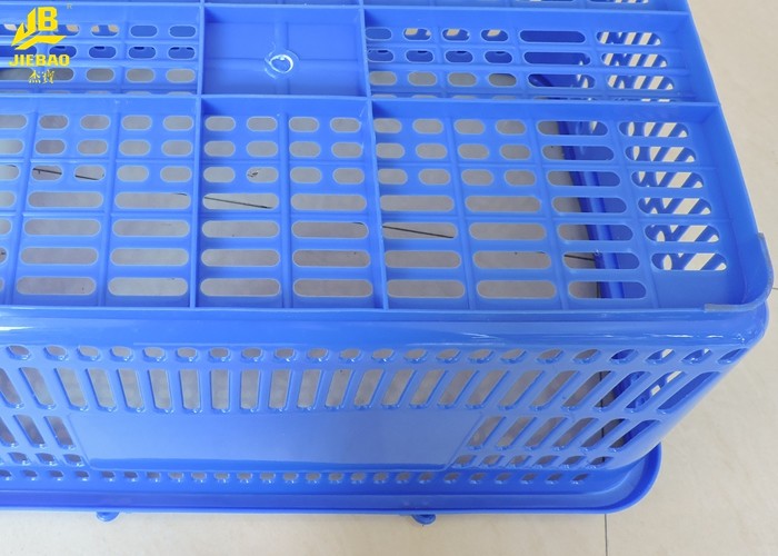 Plastic Hand Held Shopping Baskets Four Colors Optional Steel Ears