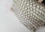 7mm Welded Ring Metal Mesh Curtains Room Divider Stainless Steel