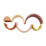 Baby Educational Silicone Rainbow Stacker Toy BPA Free FDA LFGB Material