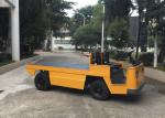 Battery Powered Electric Tow Tractor With Large Platform Solid Wheels