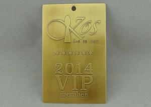 China VIP Member Souvenir Badges Photo Etched For DAG OG NATT 85 x 54 mm on sale