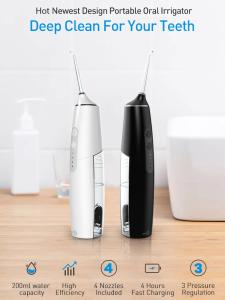 Wholesale 200ML Portable Cordless Oral Irrigator Usb Rechargeable Water Flosser from china suppliers