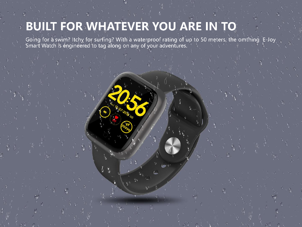1MORE Omthing E-Joy Smart Watch Heart Rate Health Sleep Monitoring Wristband Waterproof Wearable Omthing Smart Watch