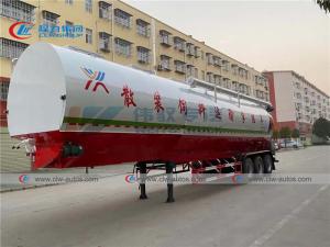 Wholesale 65m3 Electrical Hydraulic Driving Bulk Feed Trailer from china suppliers