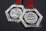Spinning Sports Running Award Medallions , 5k 10k Marathon Custom Race Medals
