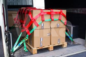 2 M X 2M WLL 600 KG  Polyester Cargo Netting With 25mm Webbing Width
