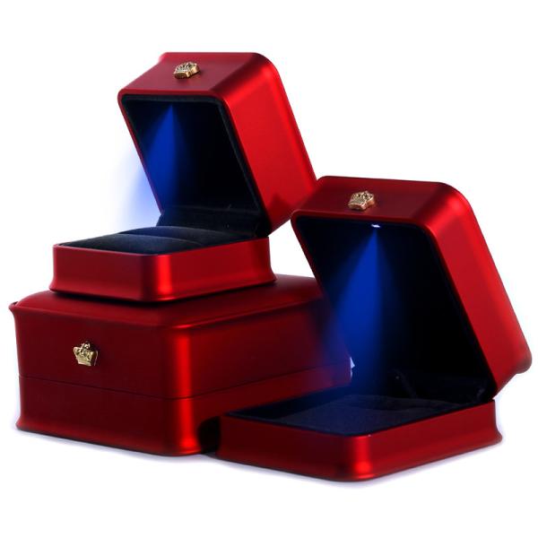 Jewelry Package Hanhong Custom Luxury Crown LED Box for Bracelets Necklaces and