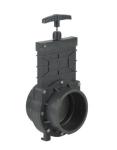 ANSI Standard Plastic UPVC 160mm Knife Valves For Irrigation