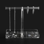 Jewelry Tiered Acrylic Display Holder With Base Organizing Bracelets And