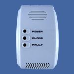 Combustible Gas Detector(12VDC/220VAC optional)in Red LED flashes and an
