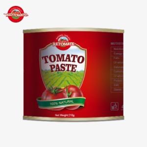 Wholesale 210g Canned Tomato Paste Is Manufactured In Compliance With ISO HACCP BRC And FDA Production Standards from china suppliers