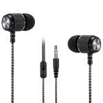 Nylon Braided Hifi Noise Cancelling Corded Earbuds IPX5 Waterproof Sport Hifi