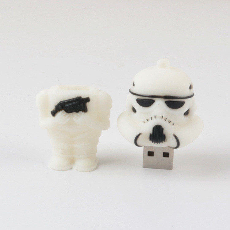 Cartoon Shaped Custom USB Flash Drives 3D 2.0 3.0 512GB 1TB 2TB PVC Open Mold