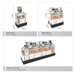 Cosmetic Shop Furniture Elegant and Functional Display Rack Designed for Beauty