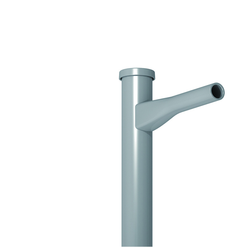 Hot-Dip Galvanized Lamp Post Flag Bracket with Competitive Single-Side Structure Design