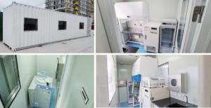Wholesale ISO Hospital Tools And Equipments , 4 Areas Mobile PCR Laboratory from china suppliers