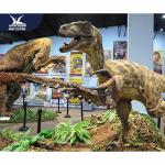 Snowproof Outdoor Life Size Dinosaur Models In Silicon For Park Exhibition
