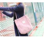 WOMEN'S BAG SIMPLE FASHION CORDUROY BAG CLASS CANVAS BAG SHOULDER BAG CAMPUS
