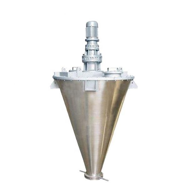 Double screw cone mixer in production environment