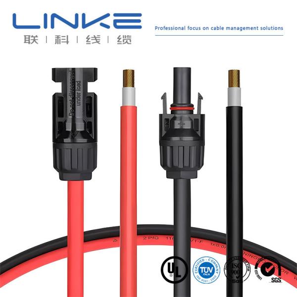 Low and Medium Voltage 10AWG PVC Jacket Solar Cable for Car Photovoltaic Energy