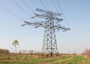 Wholesale Hot Galvanized Electric Transmission Tower , Single Circuit High Tension Tower from china suppliers