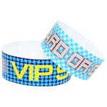 Serial Numbered Tyvek Paper Wristbands Durable Waterproof For Event Vip Party