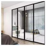 Aluminum Sliding Door Practical Design New Promotion Glass Interior Doors