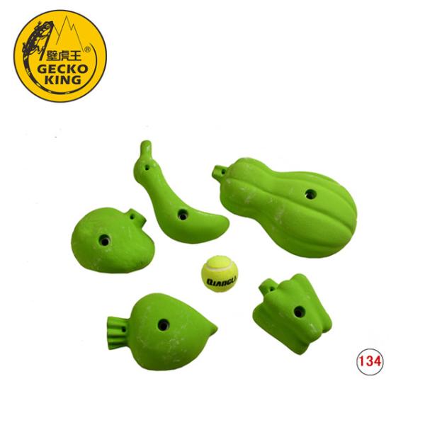 Creative shaped rock climbing wall handle for kids encourages creativity and