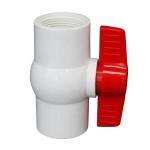 1-Inch PVC Ball Valve for Water Supply Hydraulic Power OEM Customization