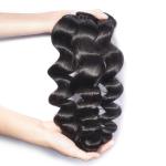 Virgin Peruvian Loose Wave Hair Undles , 100 Human Hair Weave Bundles