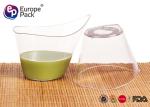 Customized Disposable Plastic Dessert Cup 200ml PS Material Height 9cm