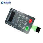 Transparent Black Window LEDs Backlight Membrane Switch 0.18mm PET
