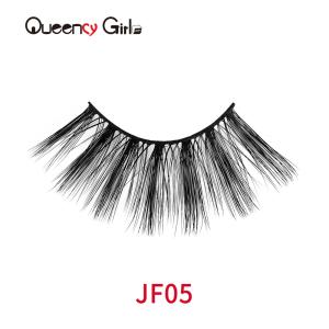 Wholesale Wispy Natural Silk Lashes , Synthetic Fiber Full Strip Lashes from china suppliers