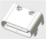 Short Type USB Connectors 16 Pins Type C Female Connector 4 Feet Insert