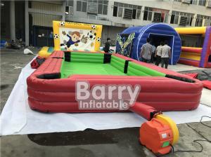 Wholesale Giant Pool Table Soccer Inflatable Sports Games / Inflatable Snooker Field from china suppliers