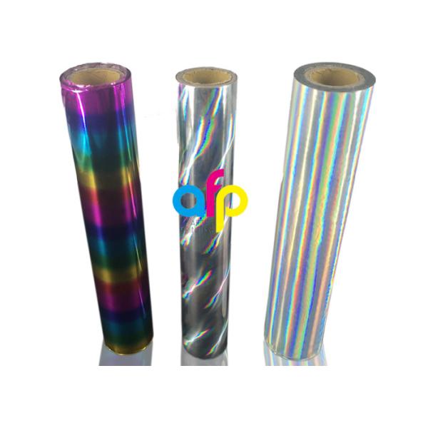 Strong Adhesion Laser Holographic Rainbow Hot Stamping Foil For the Fabrics