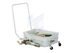 17gal Waste Oil Drain Cart For Vehicle With 1 / 1 Oil Pump 1 / 2" BSP Connection