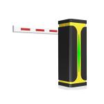 Full Automatic Boom Barrier Gate 24V DC Servo Motor Fast Speed Black Yellow