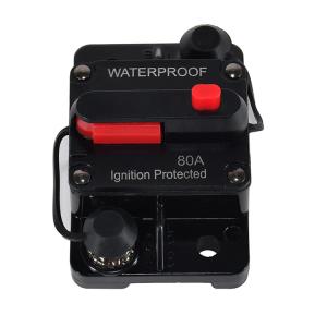 Wholesale Thermoset Plastic Automotive Circuit Breakers / Hi Amp Breakers 80A from china suppliers