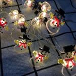 Christmas Themed String Light Decor 6.5FT 20LED Gift Boxes Santa Claus Christmas