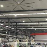 Power Big Hvls Large Industrial Ceiling Fan Air Cooling Ventilation Giant Size