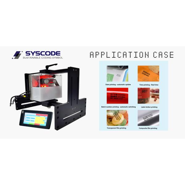 32x120mm Intermittent TTO Printer For Barcode Printing On Production Lines
