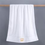 Customized Logo Thickened Platinum Satin Towels for Popular Style Beauty Salon