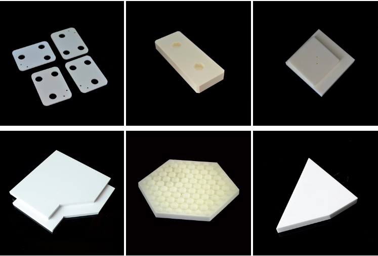 Electronic Grinding 96% 99% Alumina Ceramic Sheet Plate Substrate Wear Resistant