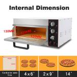 Hotels Kitchen Equipment One Deck Pizza Oven Electric With Stone Ovens Online