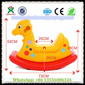 Wholesale Kids Innovative Deer Animal Rocking Horse for Home and park Items QX-155H from china suppliers