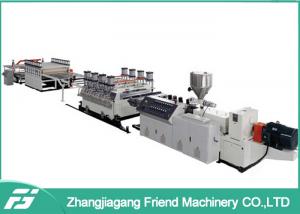 China White Pvc + Wood Board Wpc Board Production Line 1220mm Width 5mm Thickness on sale