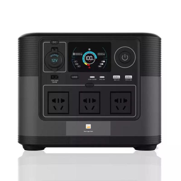 Lifepo4 Battery Storage Systems 230V 50Hz 1000W Mobile Power Station With Solar