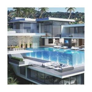 Wholesale Saltwater Pool Clear Thick Container Spa Plexiglass Panel Infinity Acrylic Swimming Pool from china suppliers